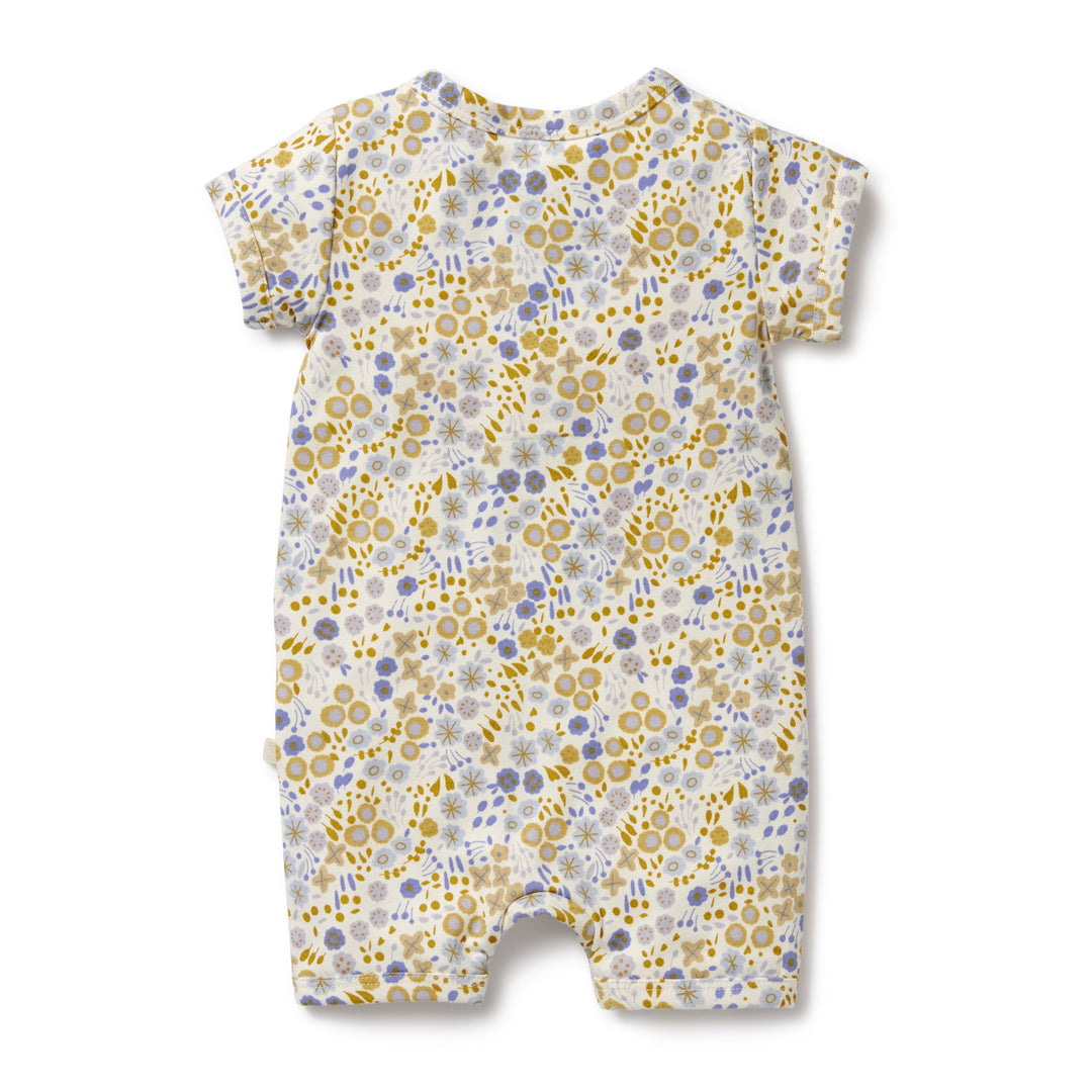 Wilson and Frenchy Little Meadow Organic Boyleg Zipsuit