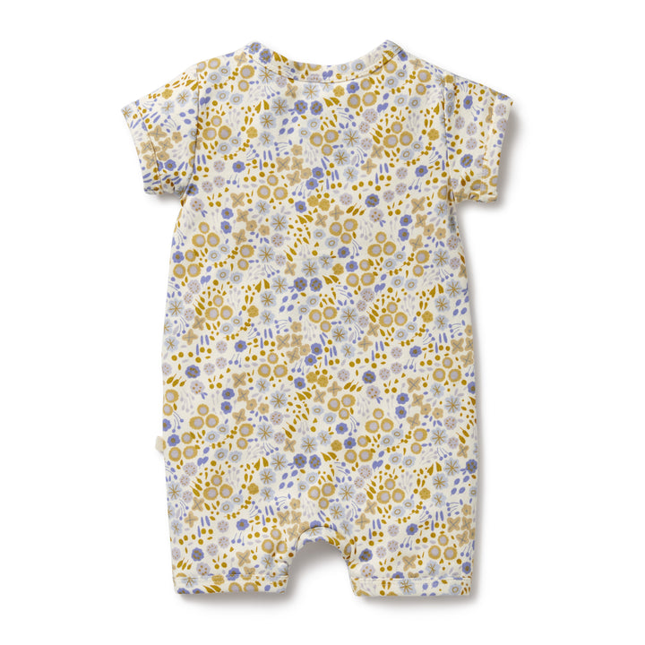 Wilson and Frenchy Little Meadow Organic Boyleg Zipsuit