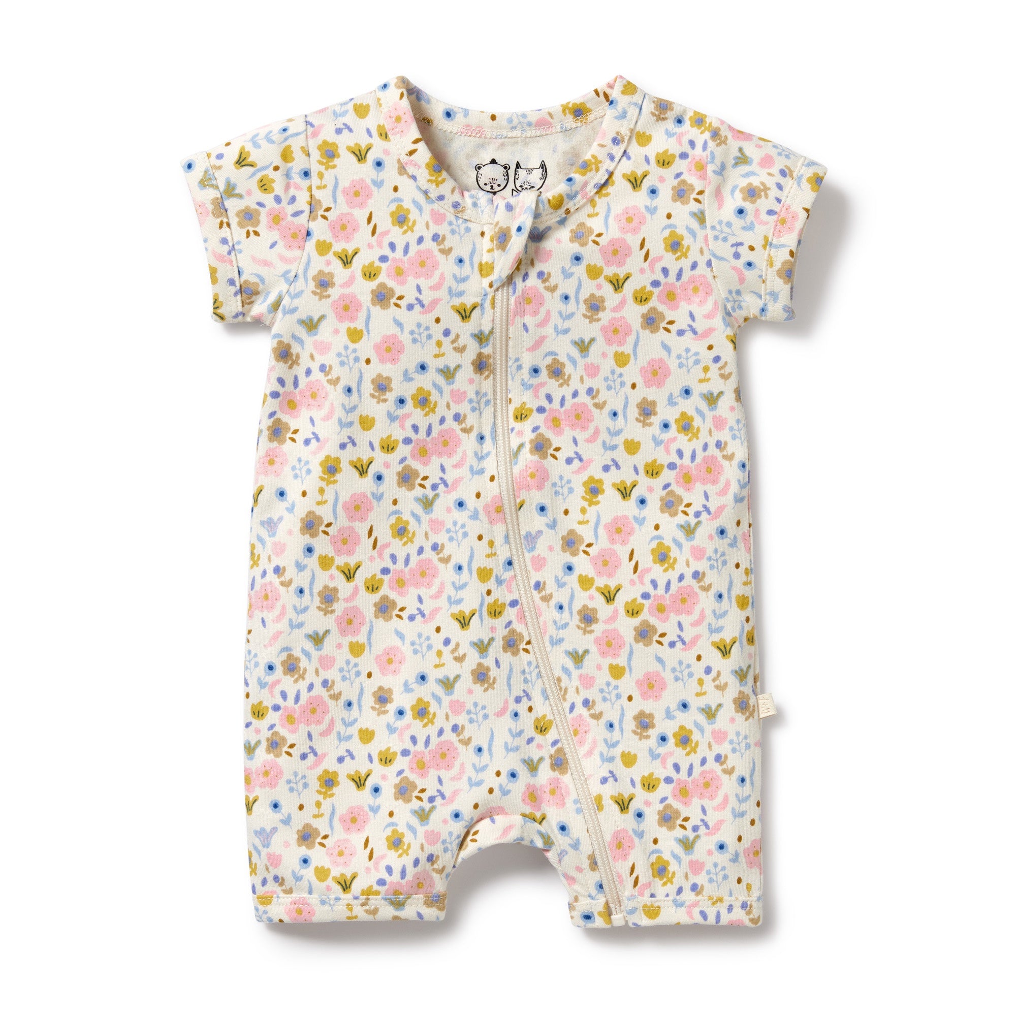 Wilson and Frenchy Ava Floral Organic Boyleg Zipsuit