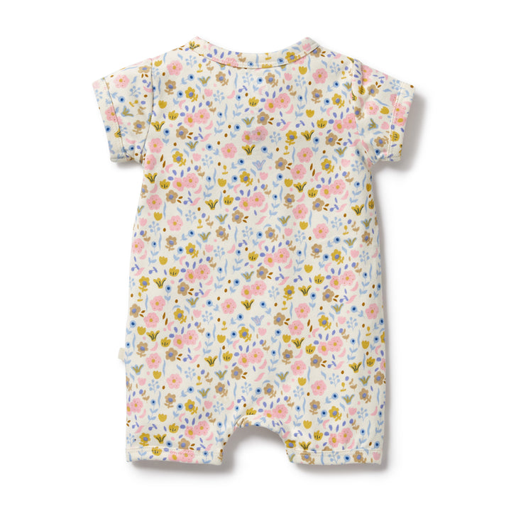 Wilson and Frenchy Ava Floral Organic Boyleg Zipsuit