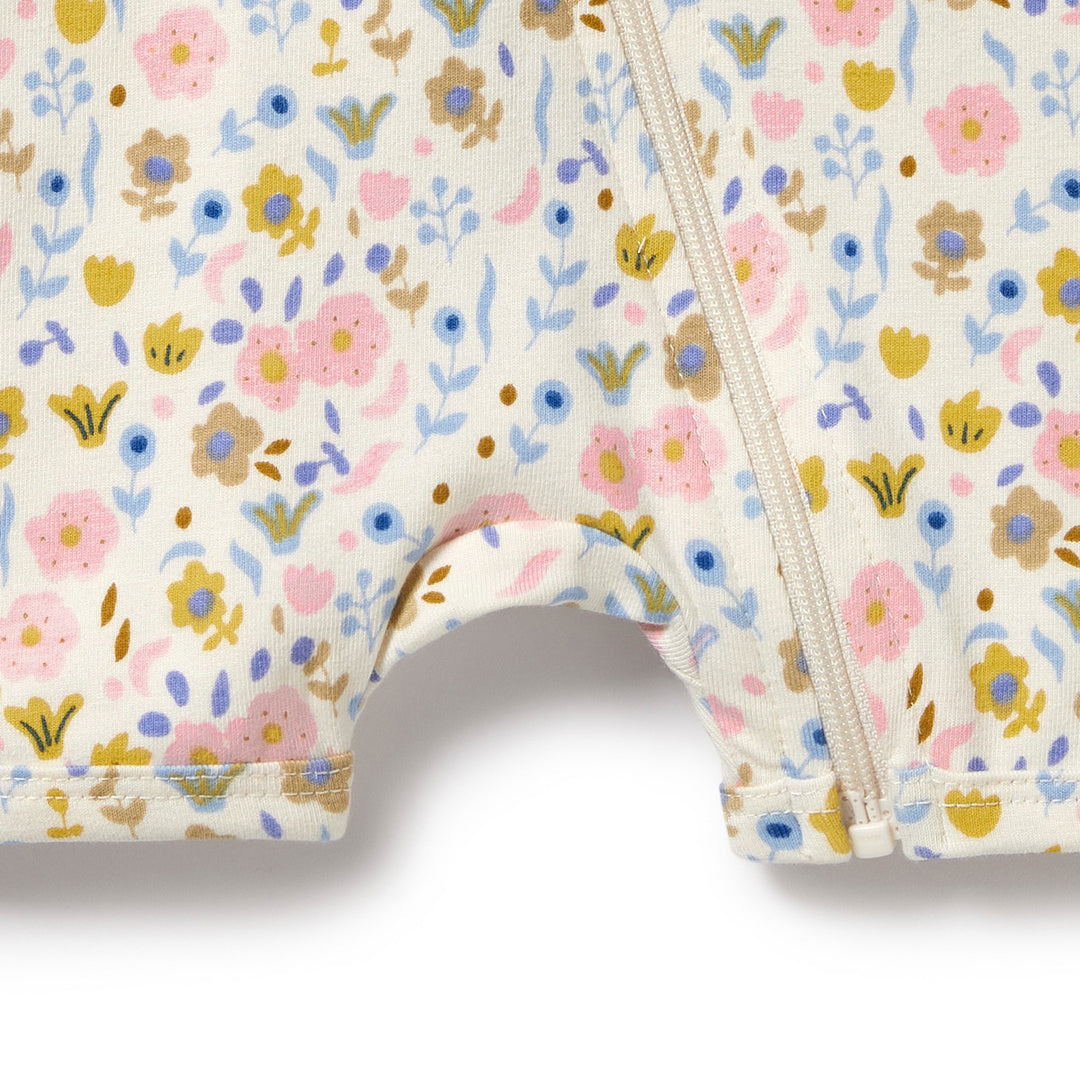 Wilson and Frenchy Ava Floral Organic Boyleg Zipsuit