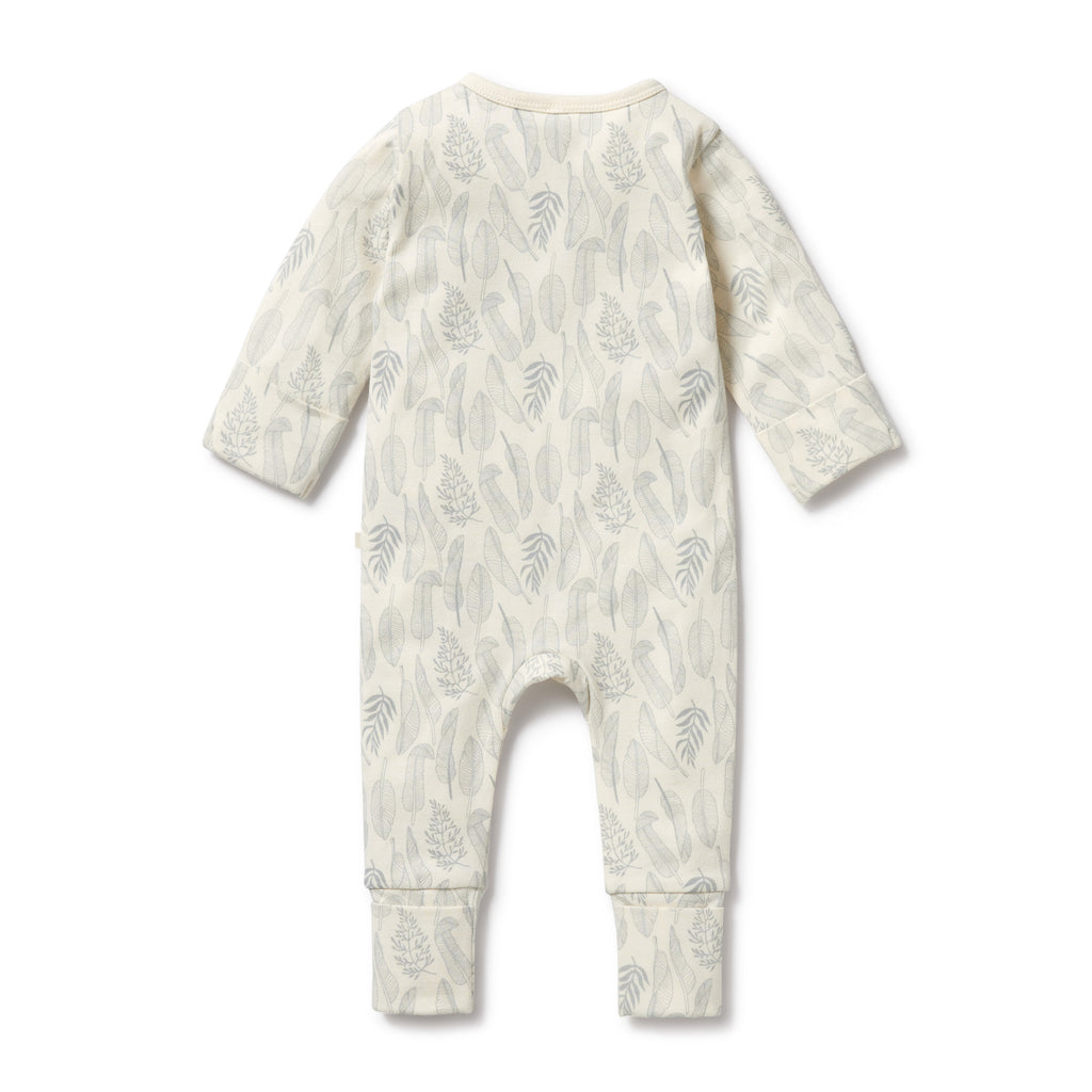 Wilson and Frenchy New Leaf Organic Zipsuit with Feet