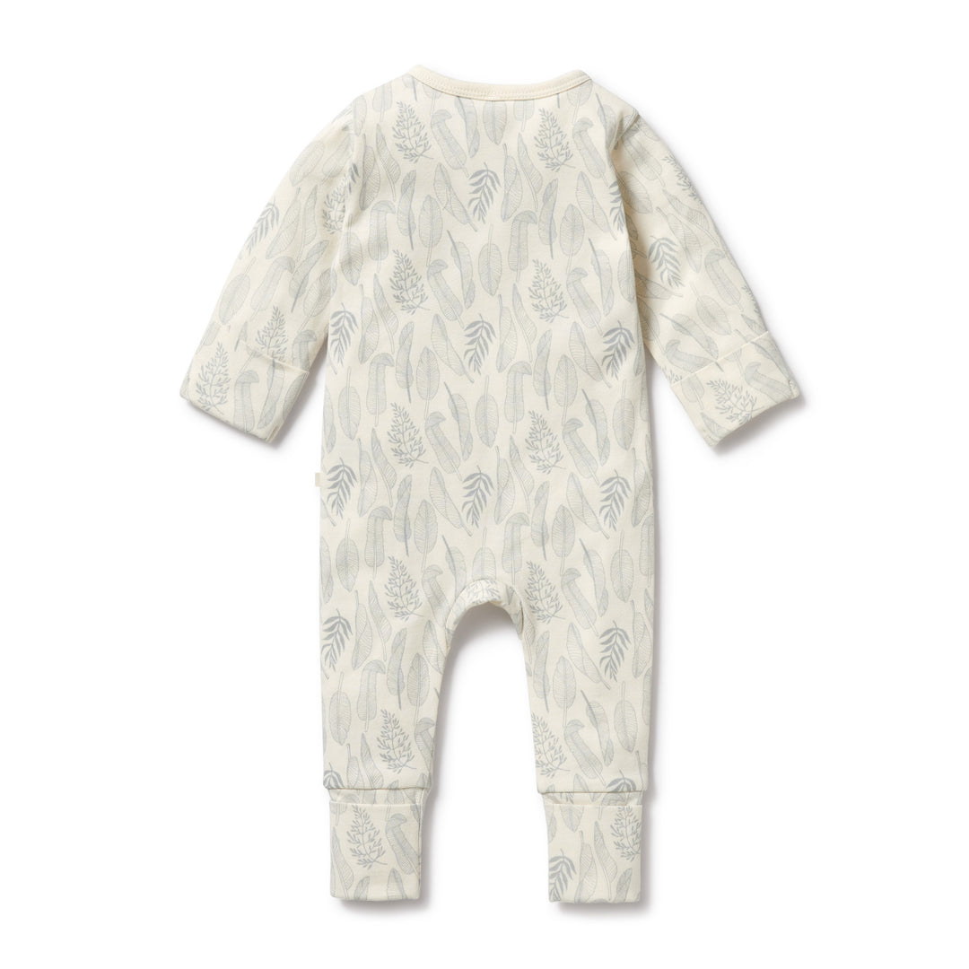 Wilson and Frenchy New Leaf Organic Zipsuit with Feet