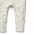 Wilson and Frenchy New Leaf Organic Zipsuit with Feet