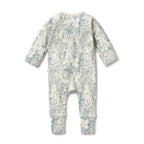 Wilson and Frenchy Hello Friends Organic Zipsuit with Feet