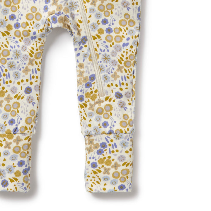 Wilson and Frenchy Little Meadow Organic Zipsuit with Feet