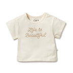Wilson and Frenchy Life is Beautiful Organic Tee