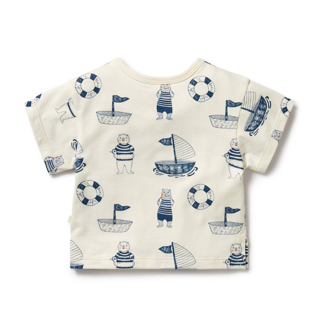 Nautical Bear Organic Tee