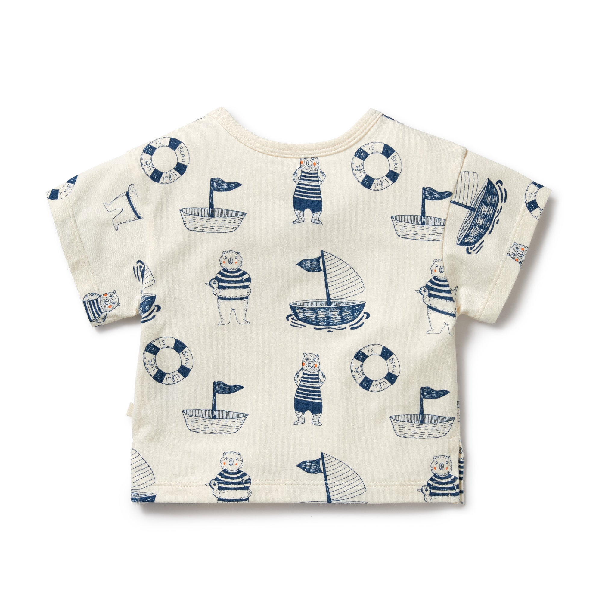 Nautical Bear Organic Tee