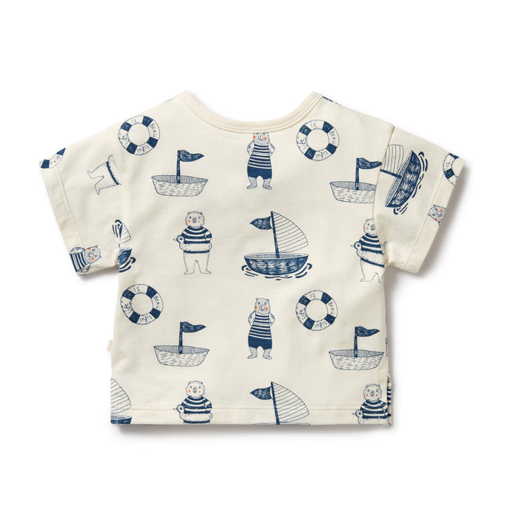Wilson and Frenchy Nautical Bear Organic Tee