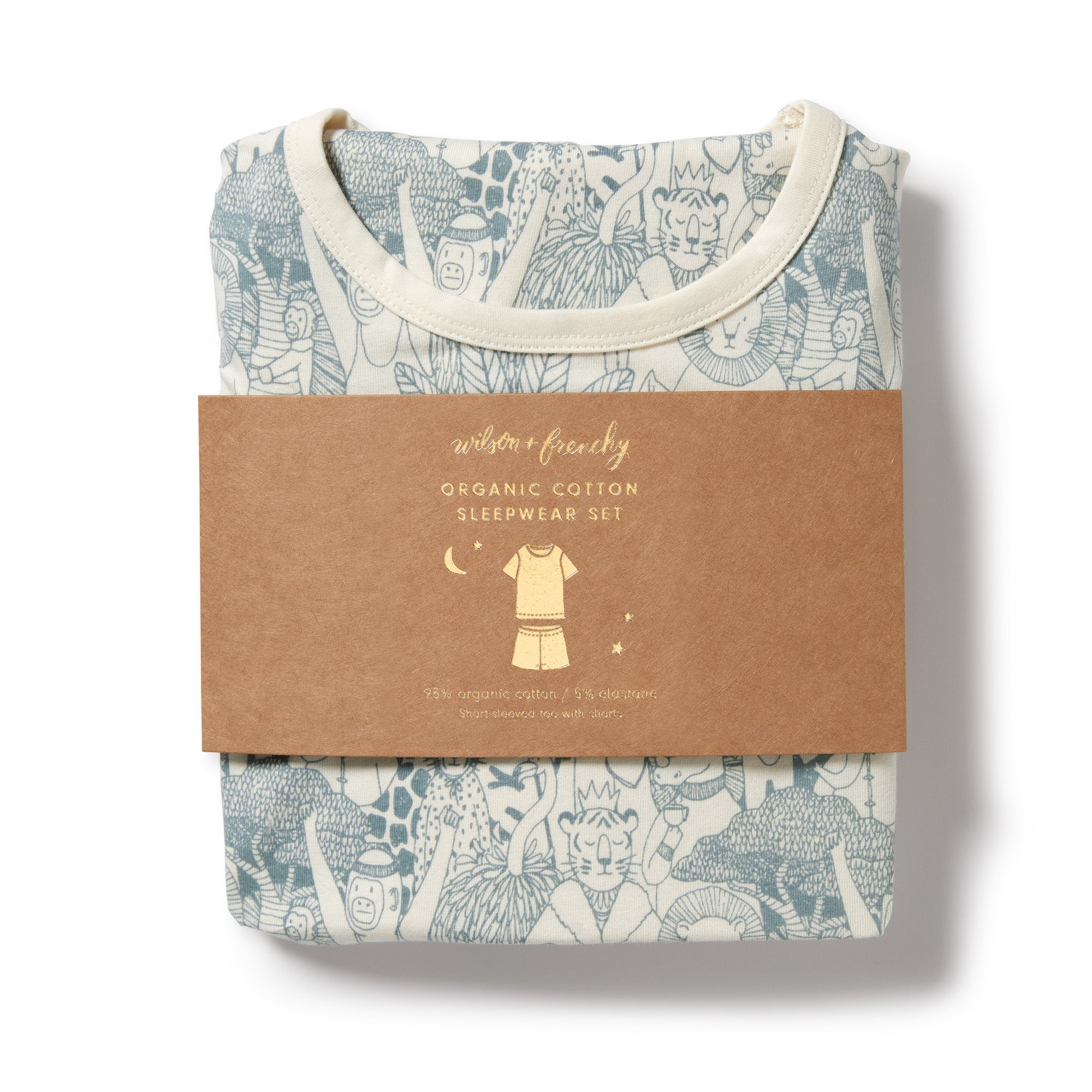 Wilson and Frenchy Hello Friends Organic Short Sleeved Pyjamas