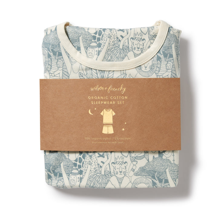 Wilson and Frenchy Hello Friends Organic Short Sleeved Pyjamas