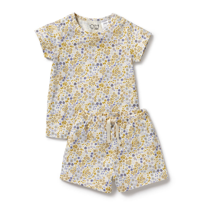 Wilson and Frenchy Little Meadow Organic Short Sleeved Pyjamas