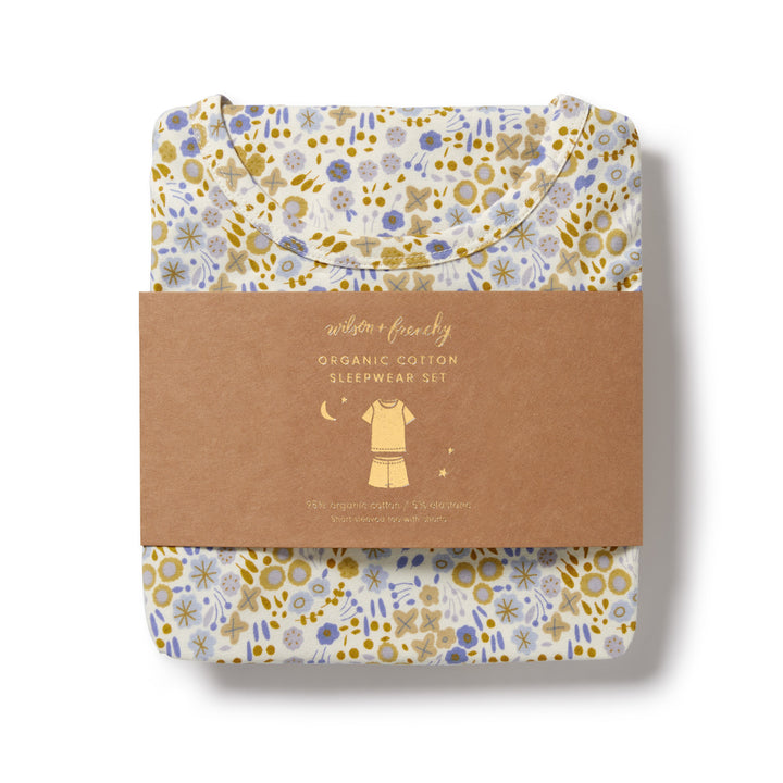 Wilson and Frenchy Little Meadow Organic Short Sleeved Pyjamas