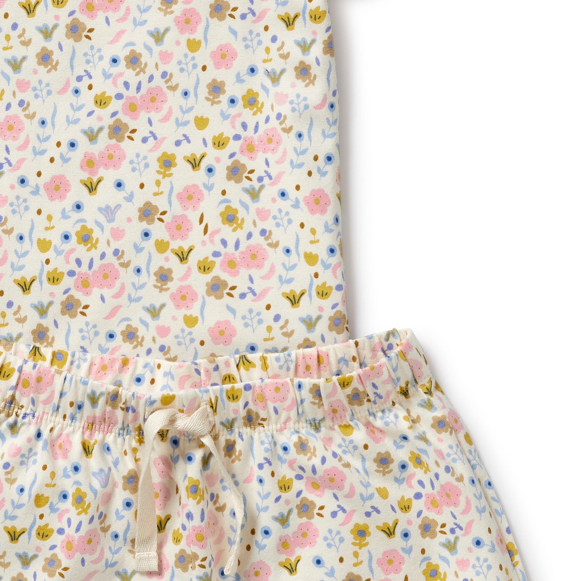 Wilson and Frenchy Ava Floral Organic Short Sleeved Pyjamas