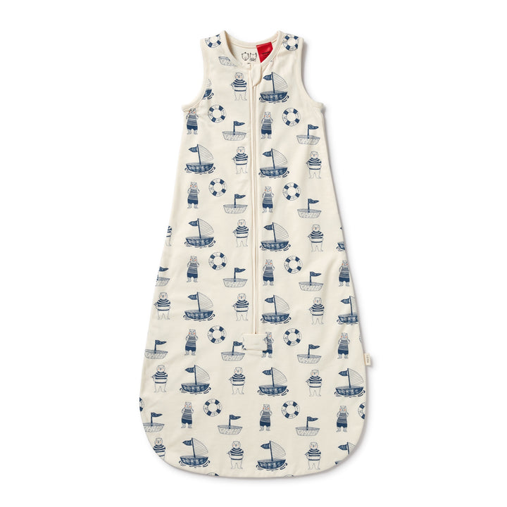 Wilson and Frenchy Nautical Bear Organic Sleeping Bag