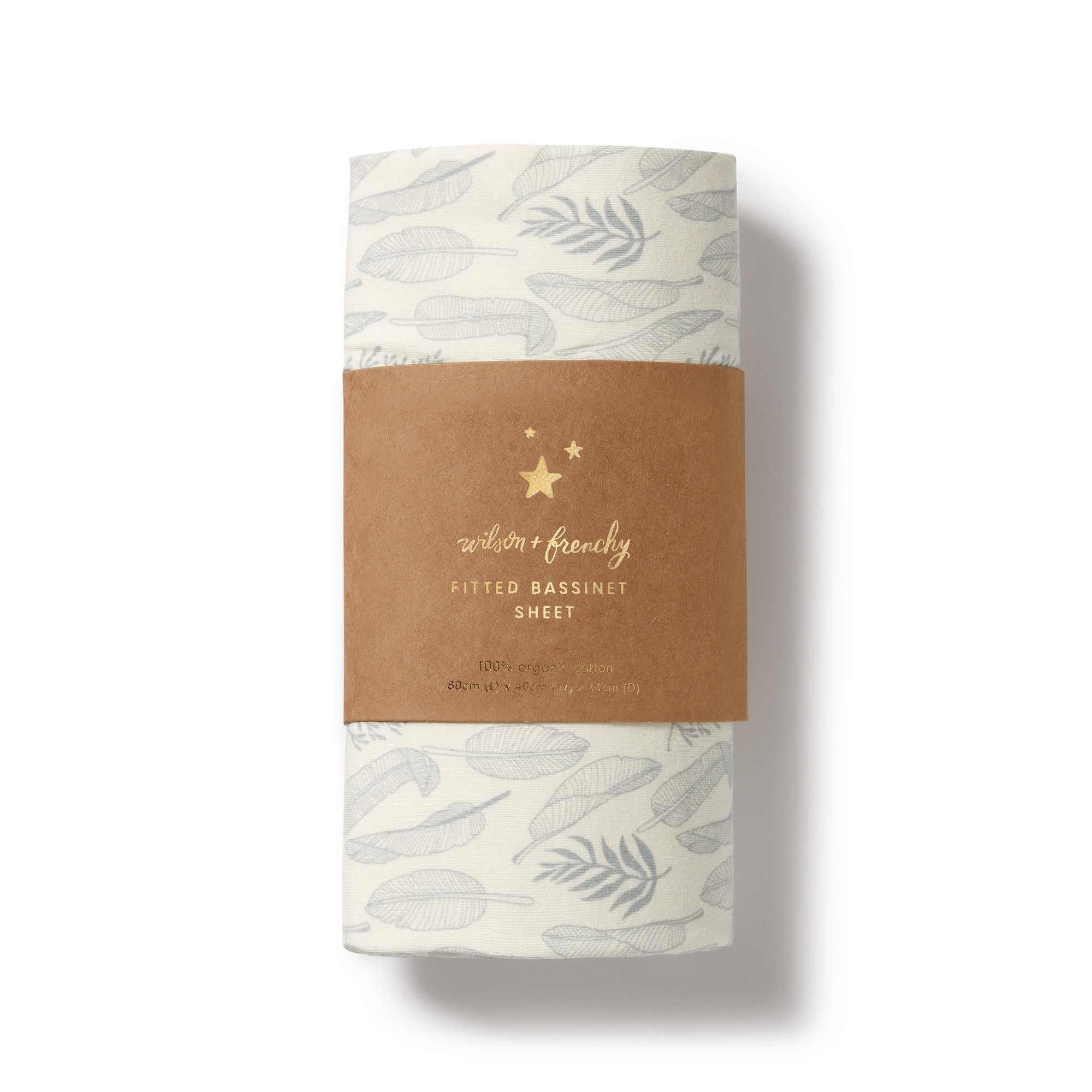 Wilson and Frenchy New Leaf Organic Bassinet Sheet