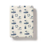Wilson and Frenchy Nautical Bear Organic Bassinet Sheet
