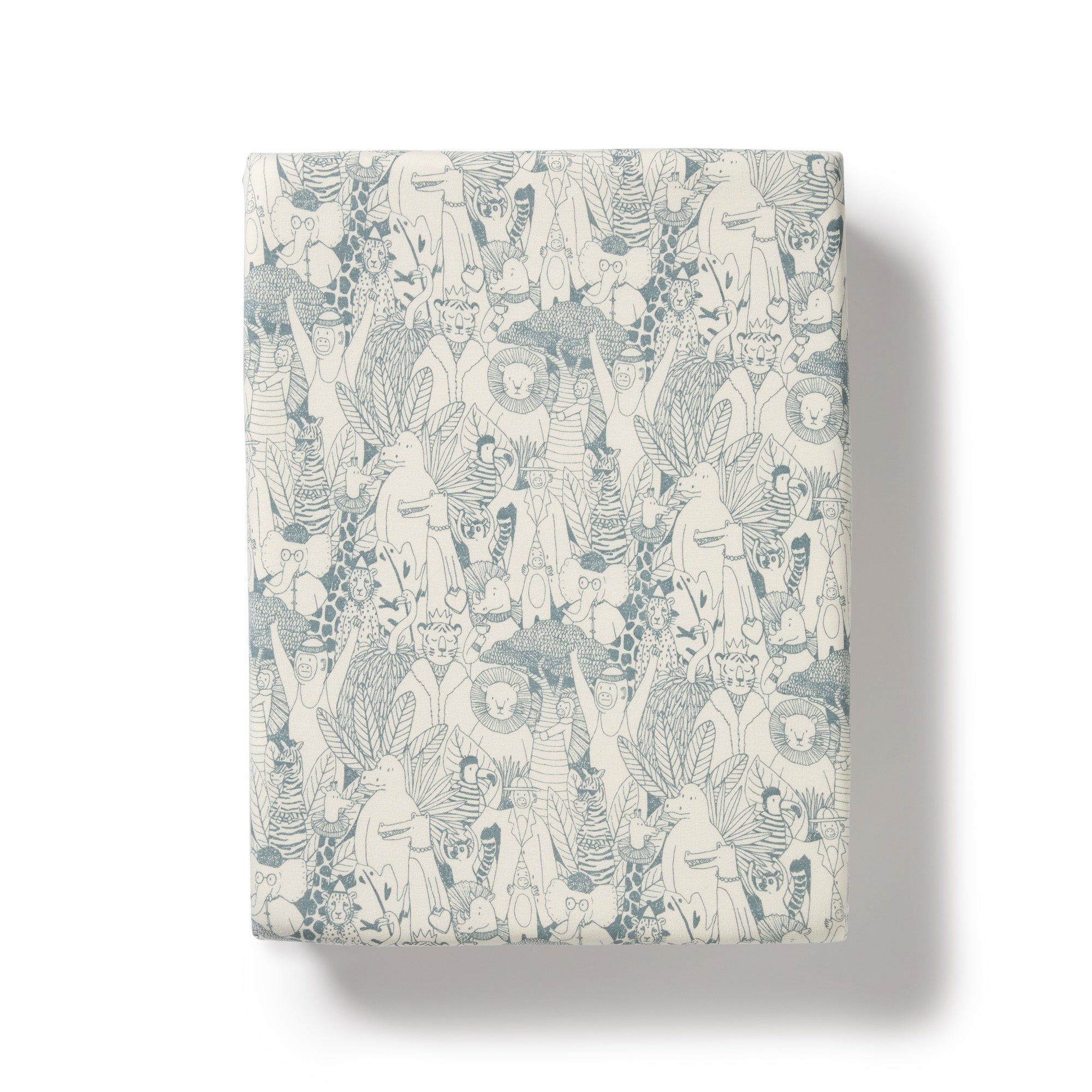 Wilson and Frenchy Hello Friends Organic Bassinet Sheet