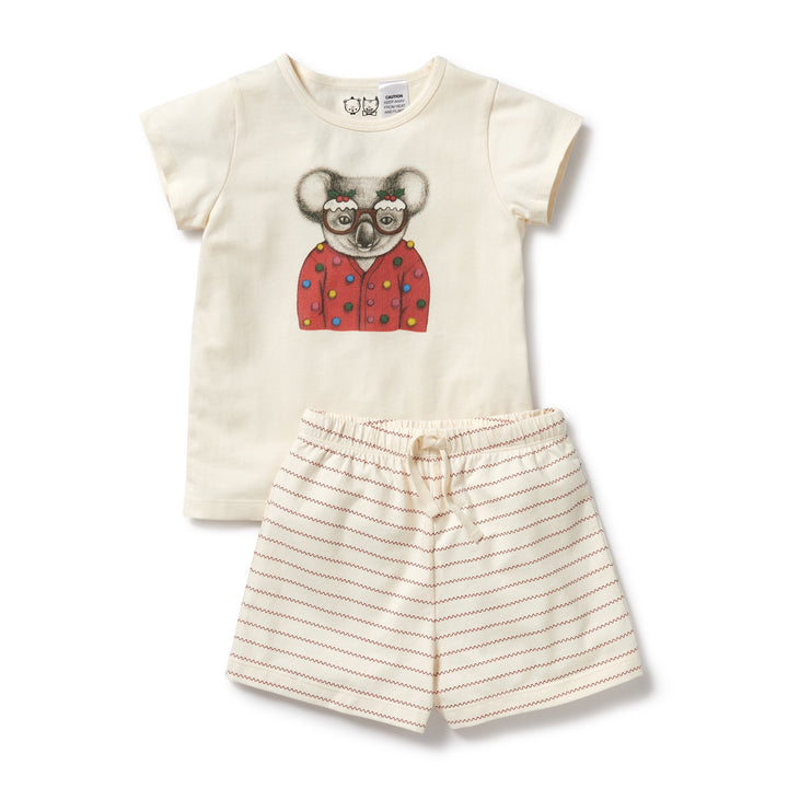 Wilson and Frenchy Koala Organic Christmas Pyjamas