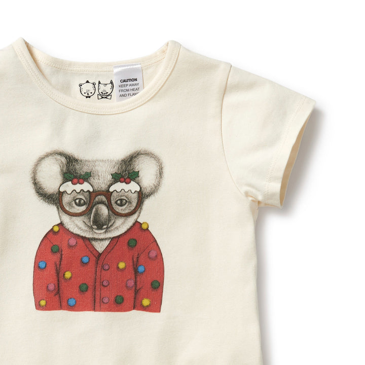 Wilson and Frenchy Koala Organic Christmas Pyjamas
