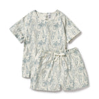 Wilson and Frenchy Hello Friends Organic Women's Short Sleeved Pyjamas