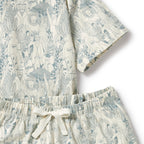 Wilson and Frenchy Hello Friends Organic Women's Short Sleeved Pyjamas