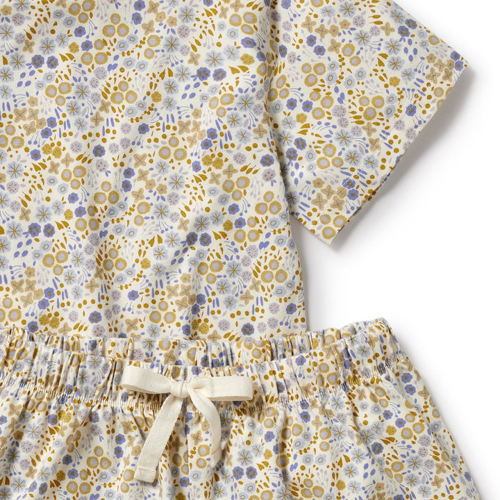 Wilson and Frenchy Little Meadow Organic Women's Short Sleeved Pyjamas