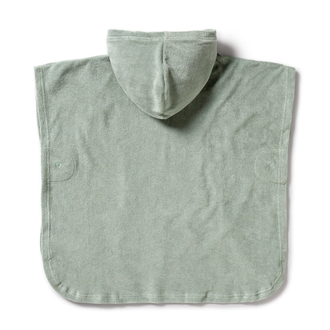 Wilson and Frenchy Pistachio Organic Terry Hooded Poncho