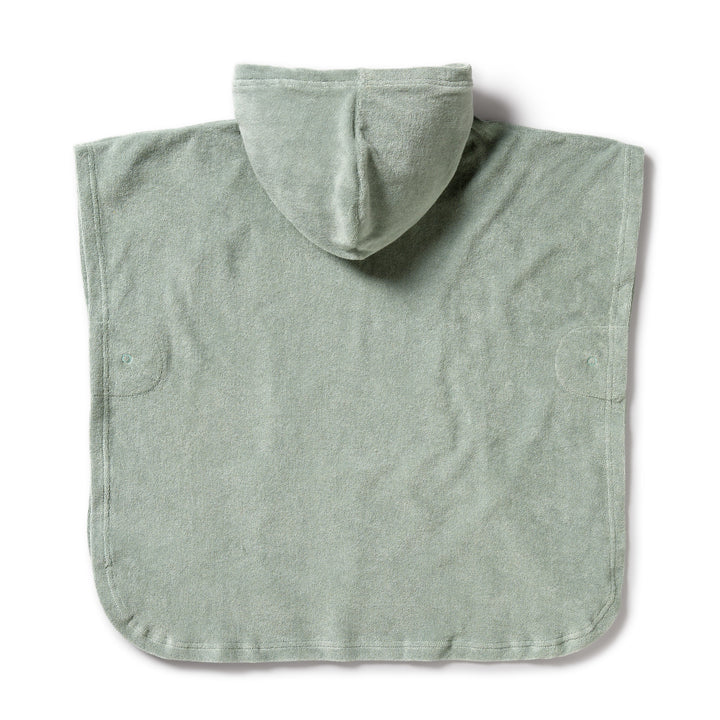Wilson and Frenchy Pistachio Organic Terry Hooded Poncho