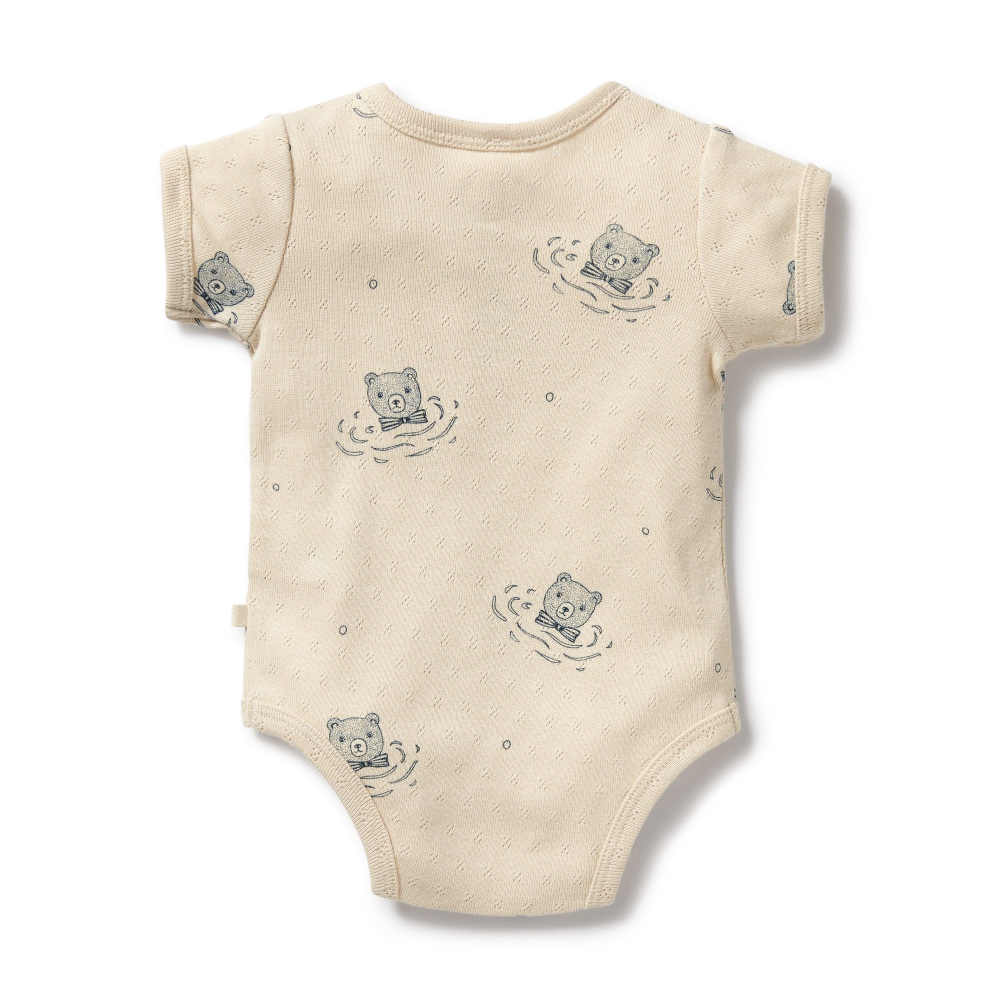 Wilson and Frenchy Little Bear Organic Pointelle Bodysuit