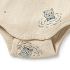 Wilson and Frenchy Little Bear Organic Pointelle Bodysuit