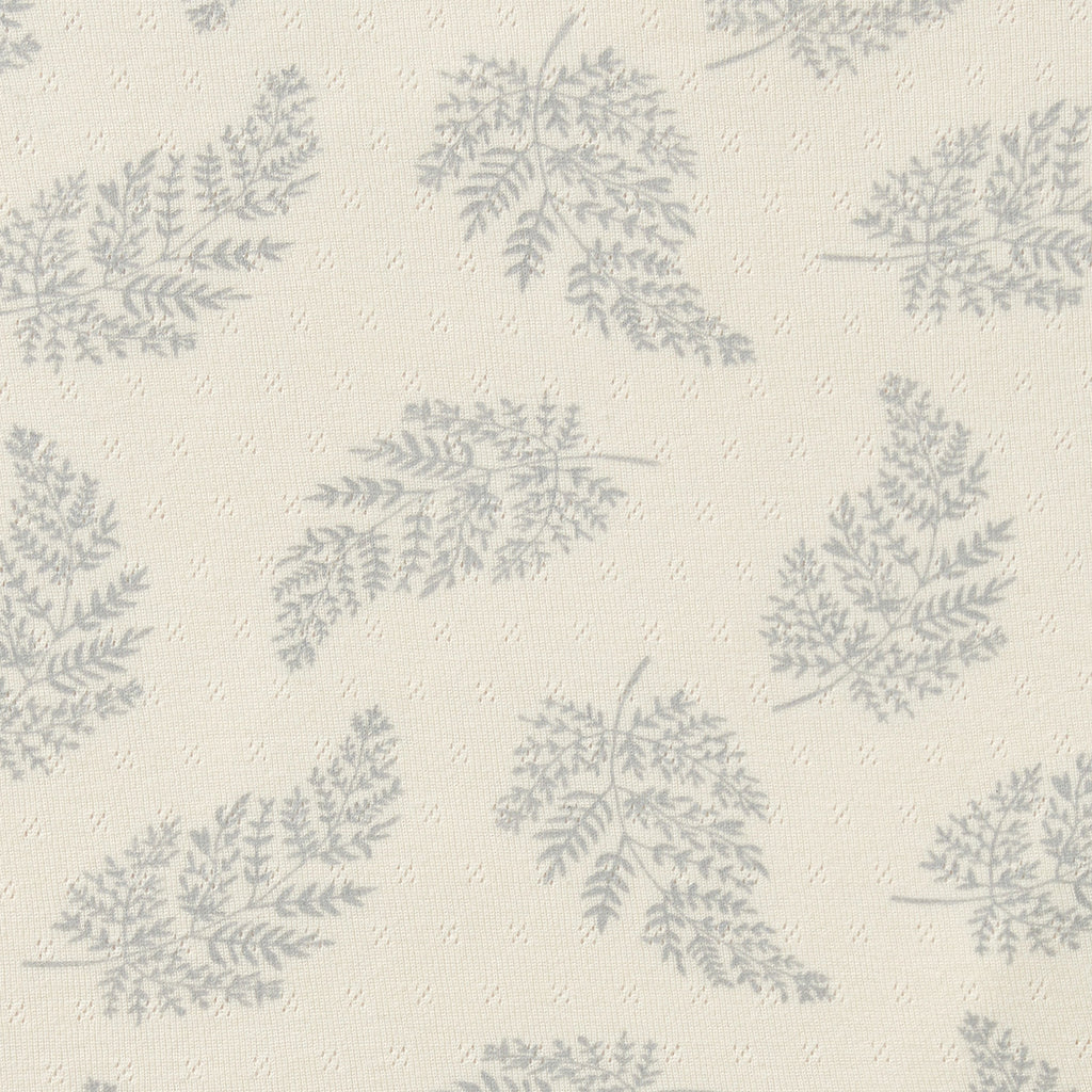 Forever Ferns Organic Pointelle Bassinet Sheet
