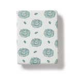 Wilson and Frenchy Little Lion Organic Pointelle Bassinet Sheet