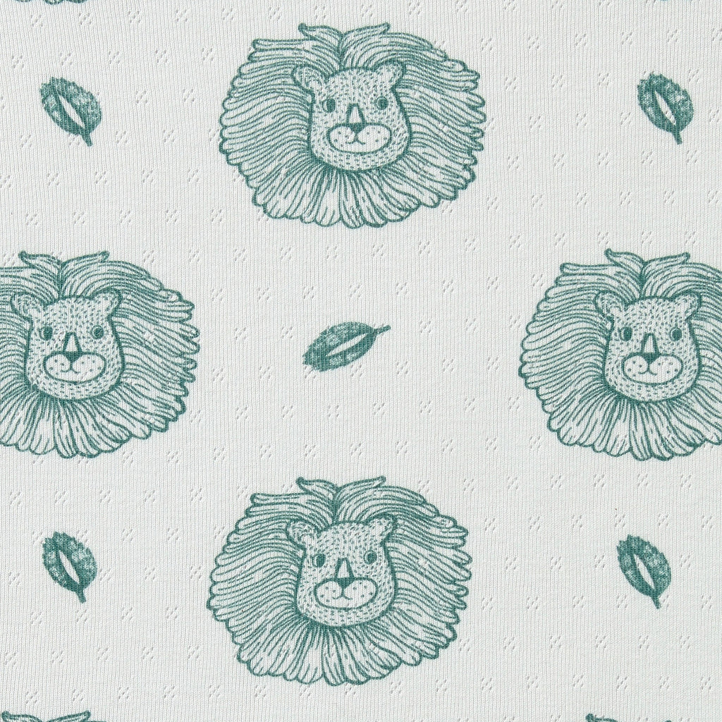 Wilson and Frenchy Little Lion Organic Pointelle Bassinet Sheet