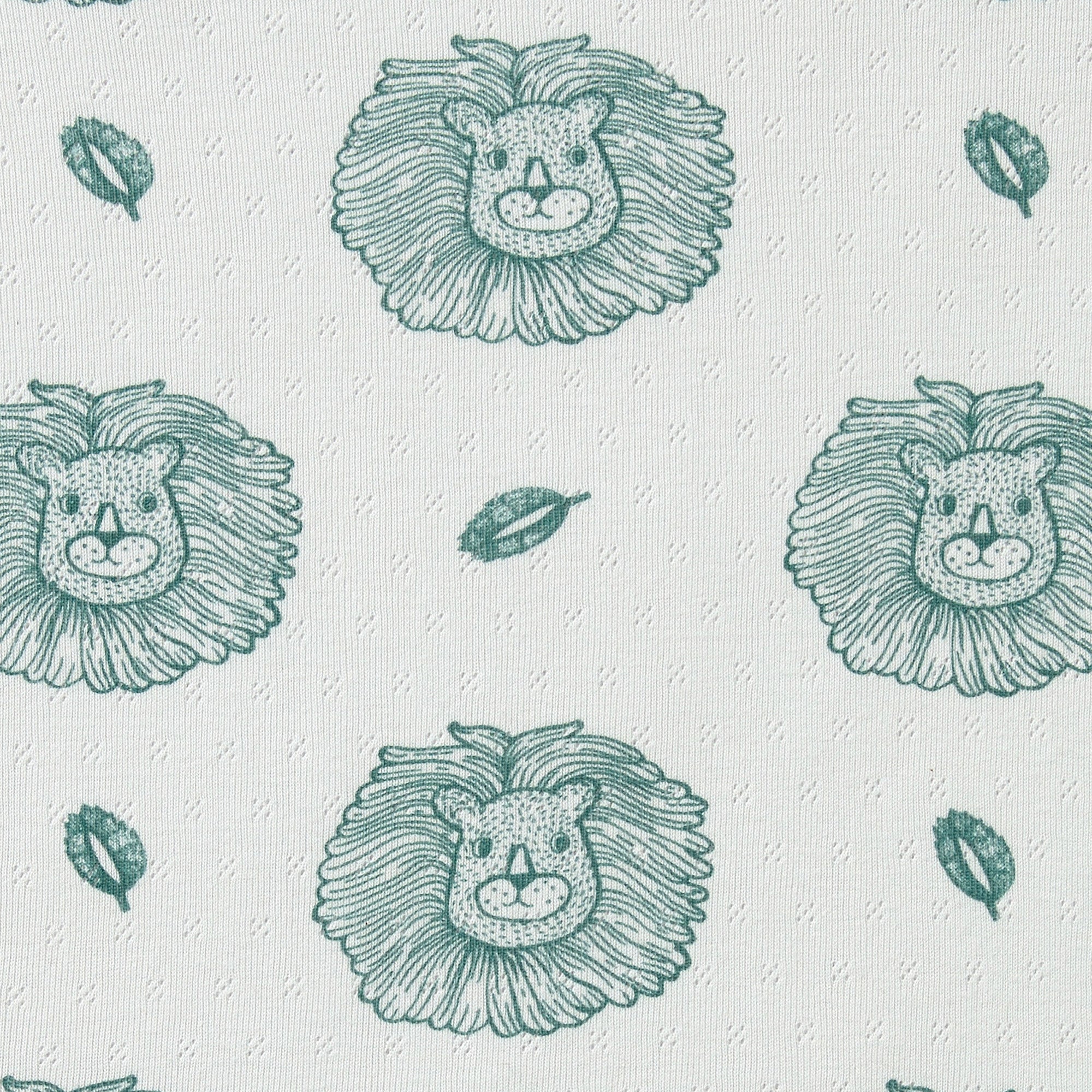 Wilson and Frenchy Little Lion Organic Pointelle Bassinet Sheet