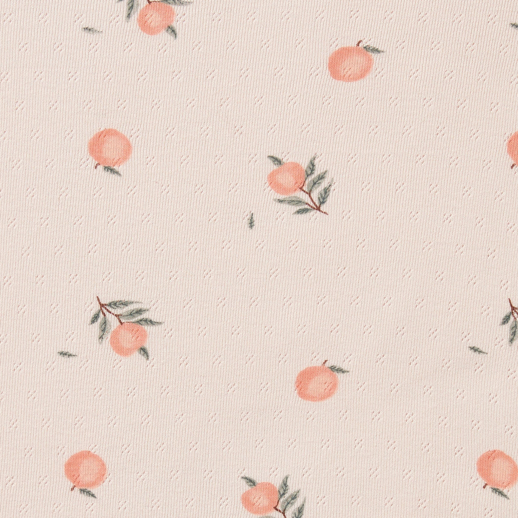 Peaches Organic Pointelle Bassinet Sheet