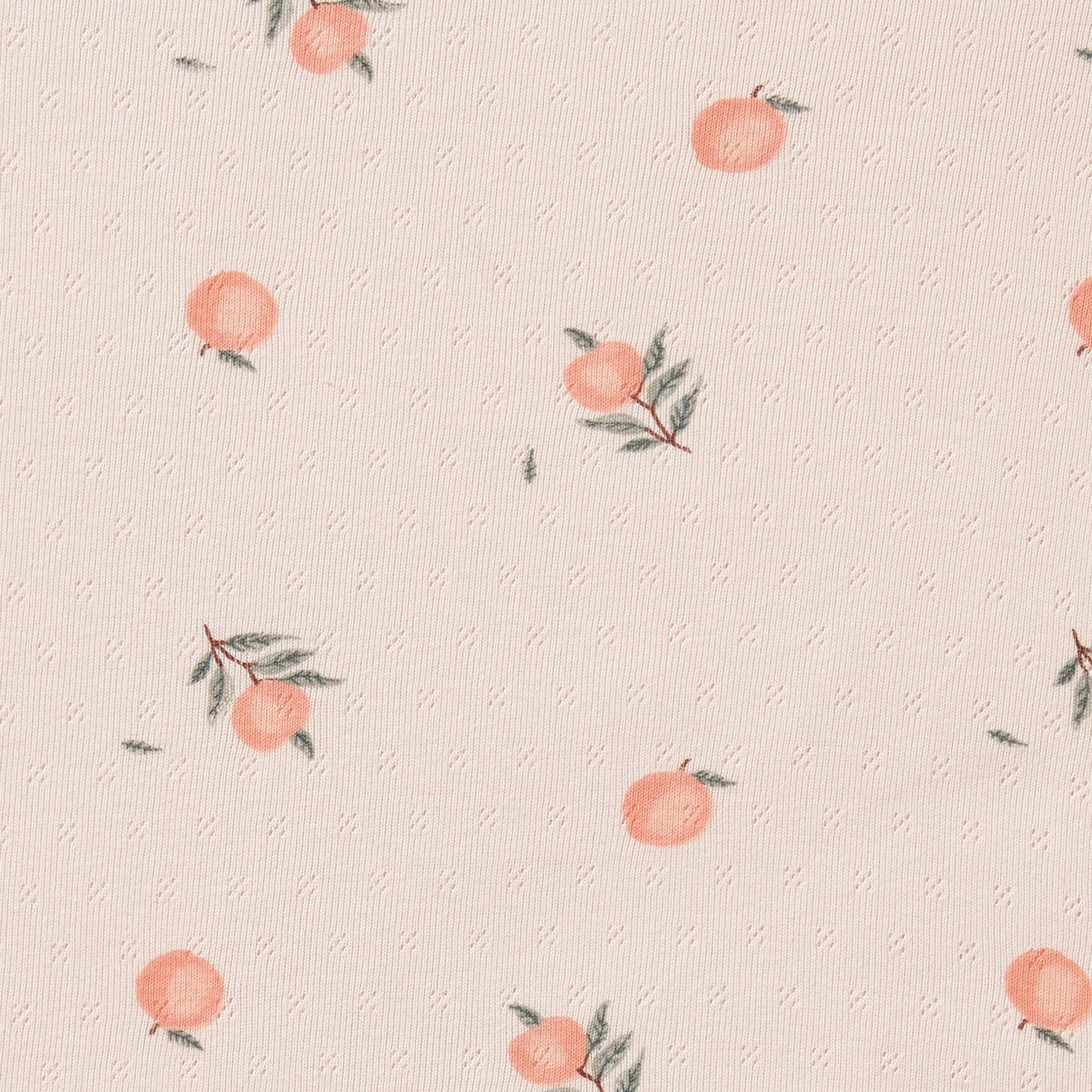 Peaches Organic Pointelle Bassinet Sheet