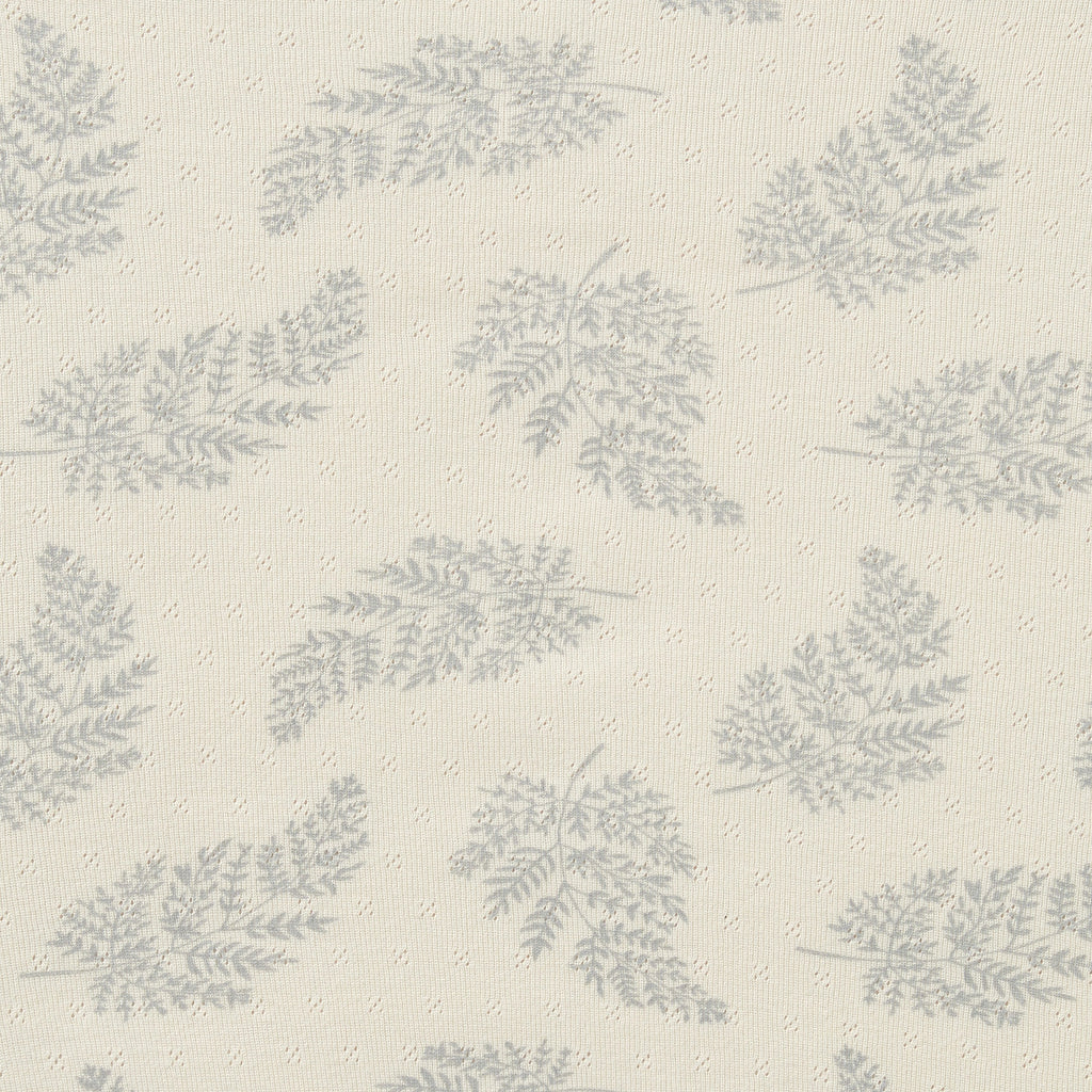Wilson and Frenchy Forever Ferns Organic Pointelle Cot Sheet