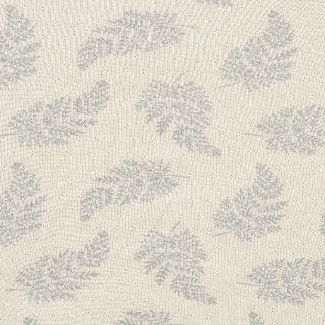 Wilson and Frenchy Forever Ferns Organic Pointelle Cot Sheet