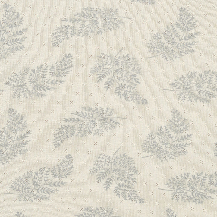 Wilson and Frenchy Forever Ferns Organic Pointelle Cot Sheet