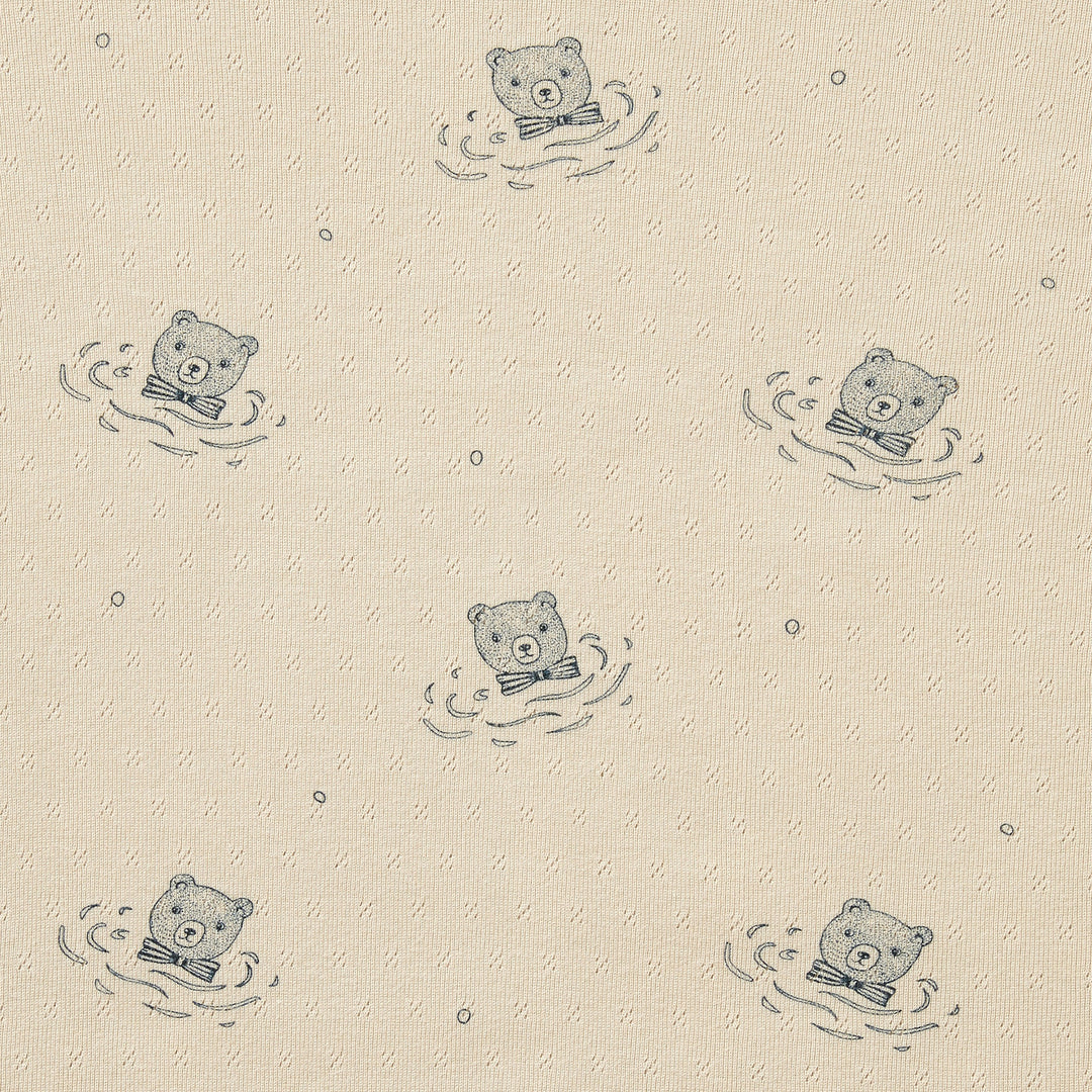 Wilson and Frenchy Little Bear Organic Pointelle Cot Sheet