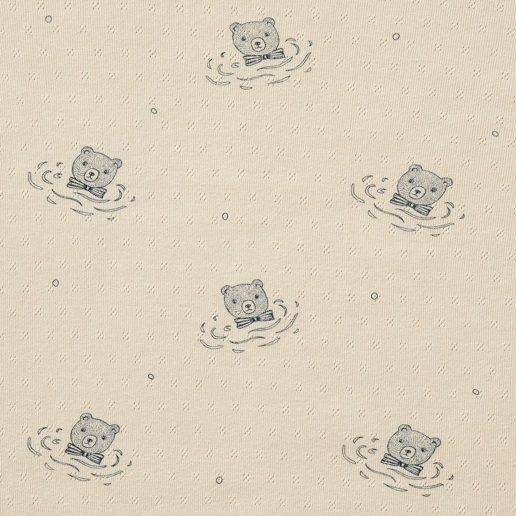 Wilson and Frenchy Little Bear Organic Pointelle Cot Sheet