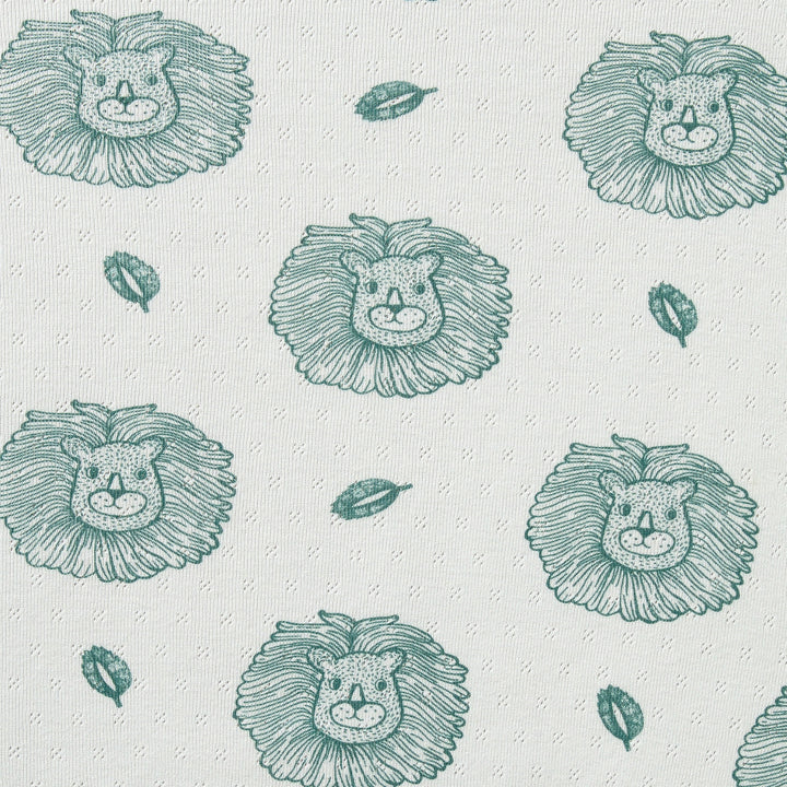 Wilson and Frenchy Little Lion Organic Pointelle Cot Sheet