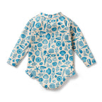 Shells Long Sleeve Swimsuit