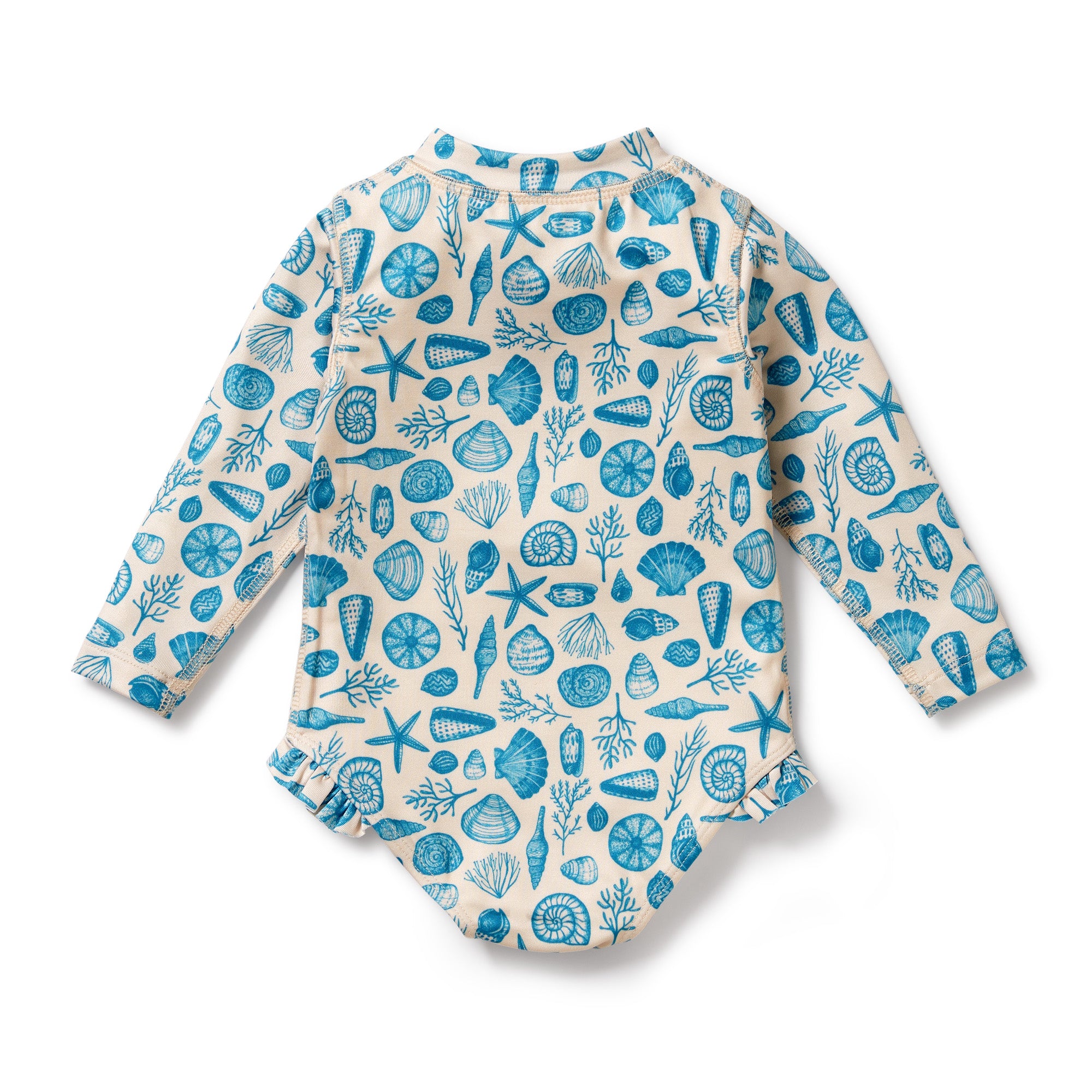 Shells Long Sleeve Swimsuit