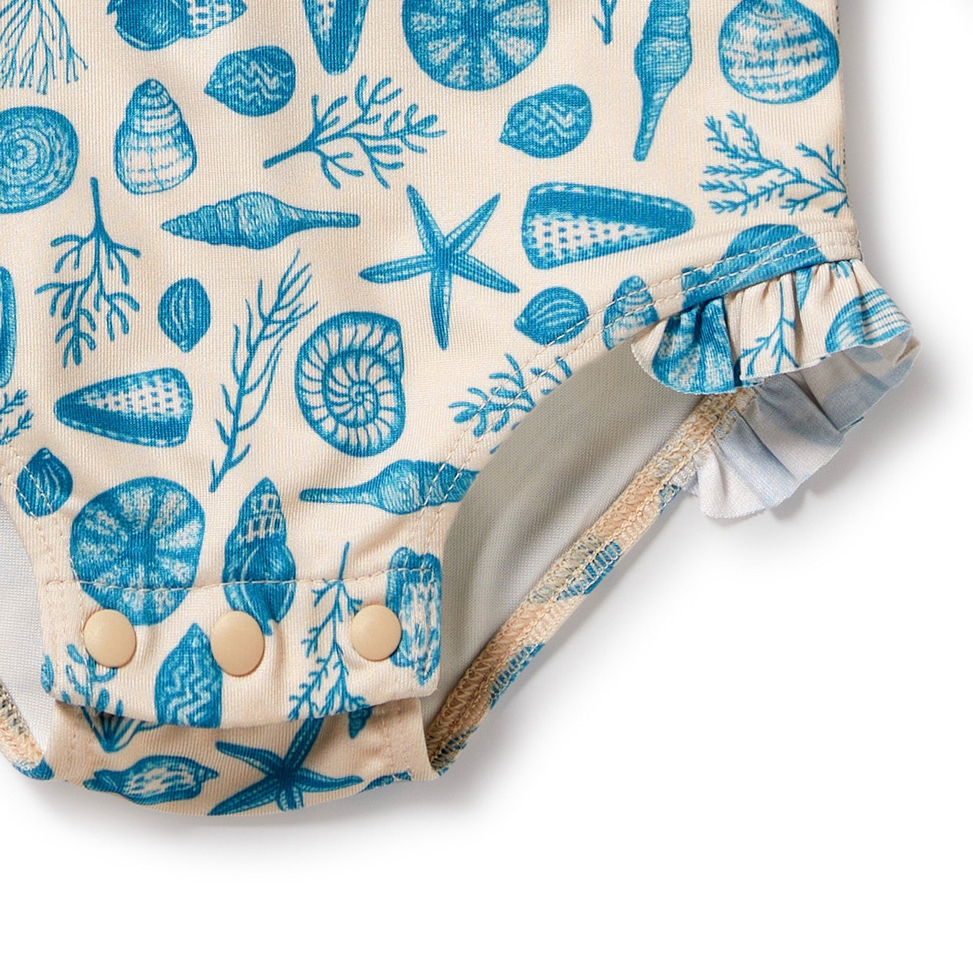 Shells Long Sleeve Swimsuit
