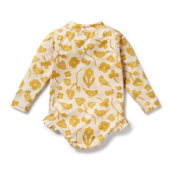 Wilson and Frenchy Goldie Floral Long Sleeve Swimsuit