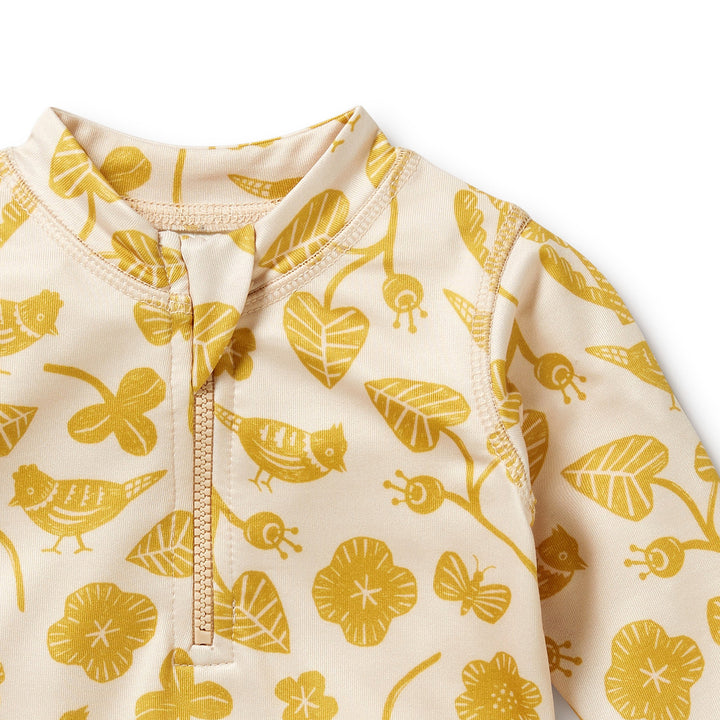 Wilson and Frenchy Goldie Floral Long Sleeve Swimsuit