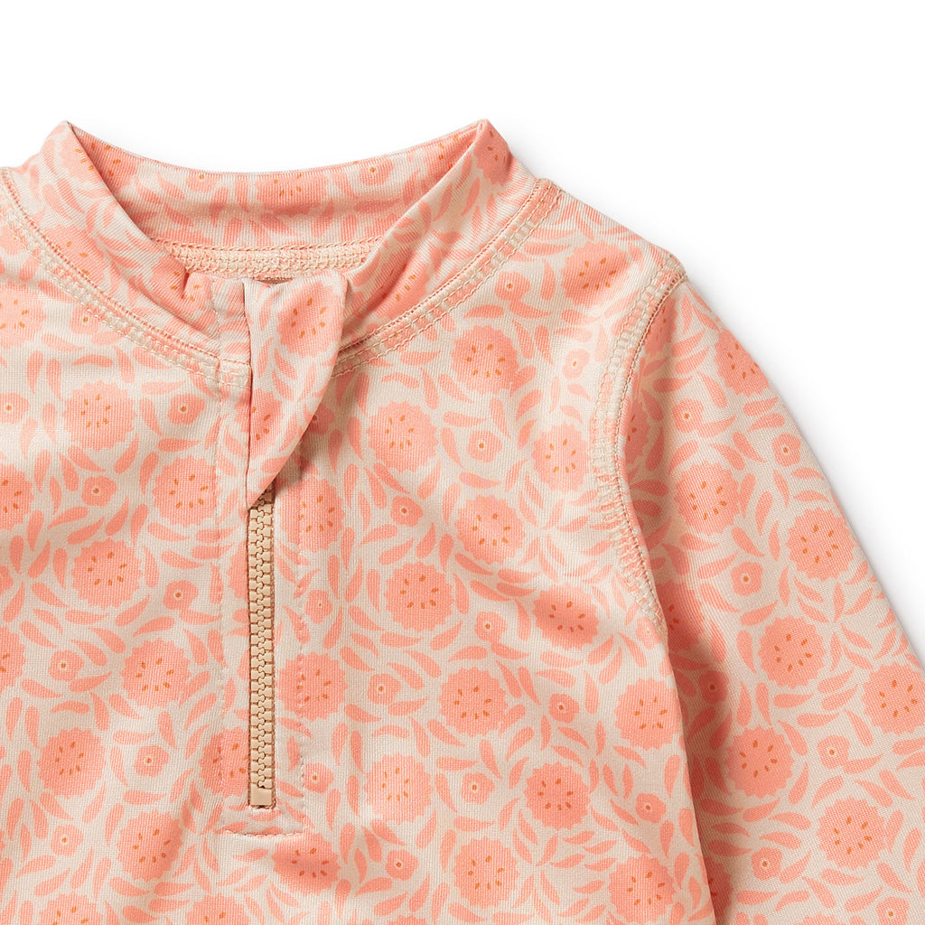 Amelie Floral Long Sleeve Swimsuit